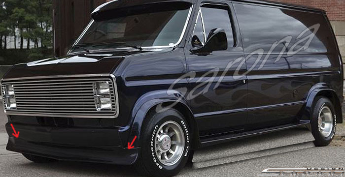 Custom Ford Econoline Van  All Styles Front Lip/Splitter (1975 - 1991) - $299.00 (Part #FD-023-FA)